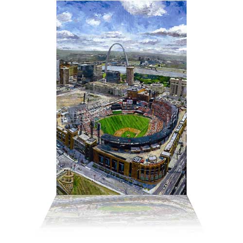 St. Louis Cardinal Busch Stadium by Opie Otterstad